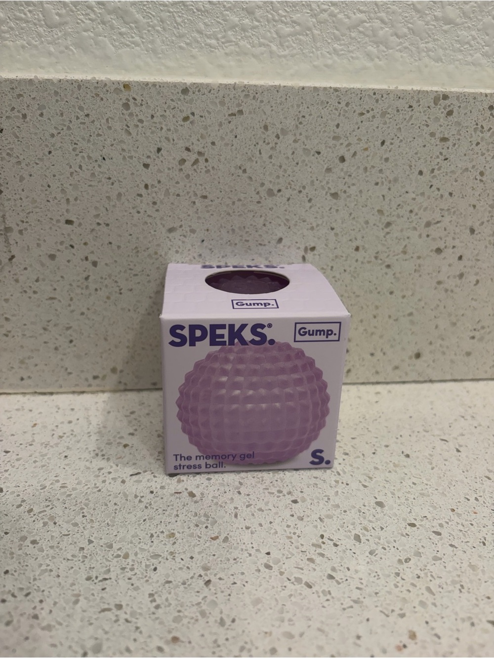 Speks Gump Stress Ball Purple Mist Silky Soft Memory Gel Squishy Fidget Toy NEW